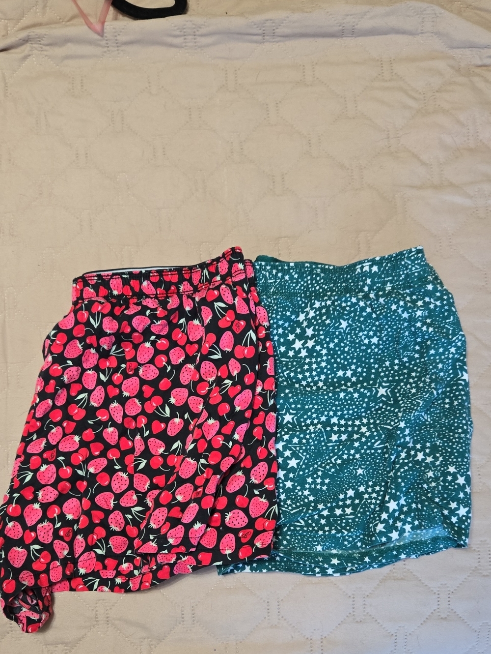 PINK PJ SHORTS